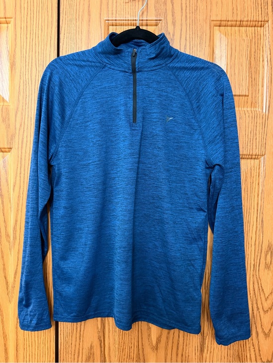 Old Navy Other - Old Navy Men's Blue Heather Quarter-Zip Performance Jacket